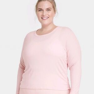 Womens Side Cinch Long Sleeve Top NWT